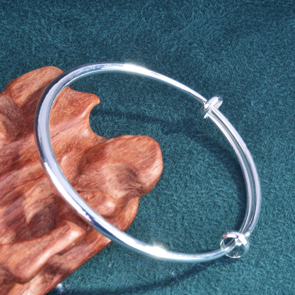 Gelang Perut Bentuk Bulat Bahan Stainless Steel Warna Silver Untuk Wanita