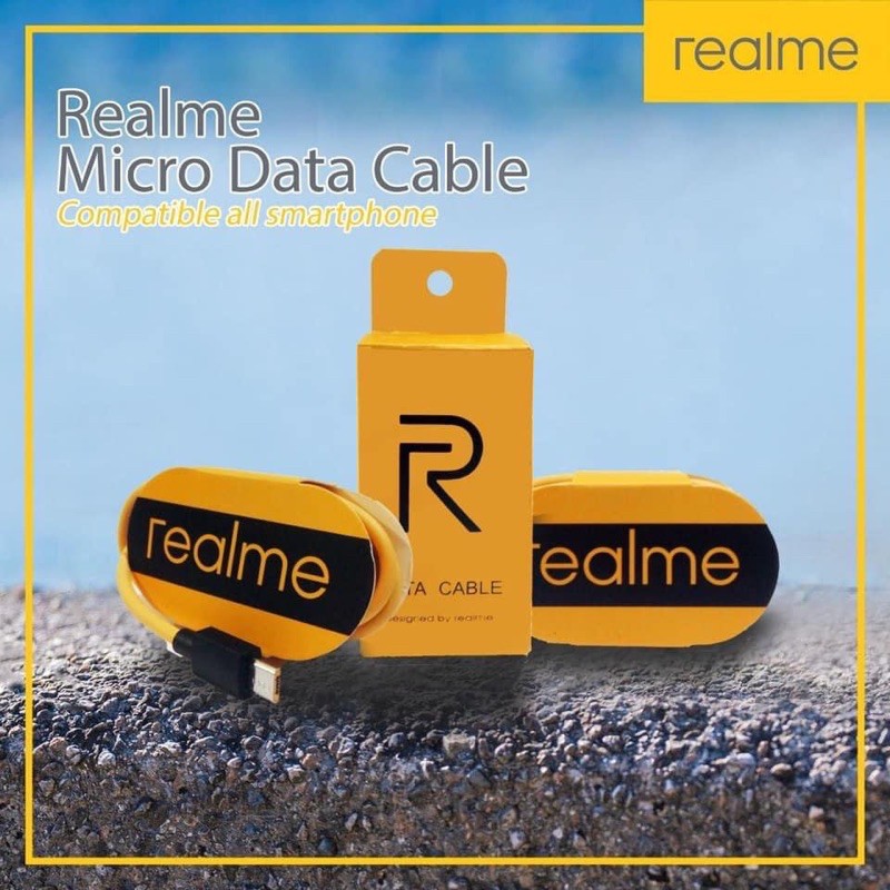 BIG PROMO KABEL DATA REALME ORIGINAL ALL TYPE FOR MICRO &amp; TYPE C