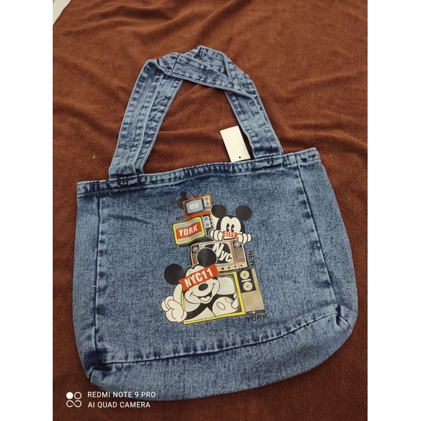 tas fashion jeans non street bergambar