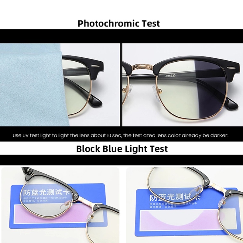 Kacamata Photochromic Anti Blue Light Untuk Pria Dan Wanita