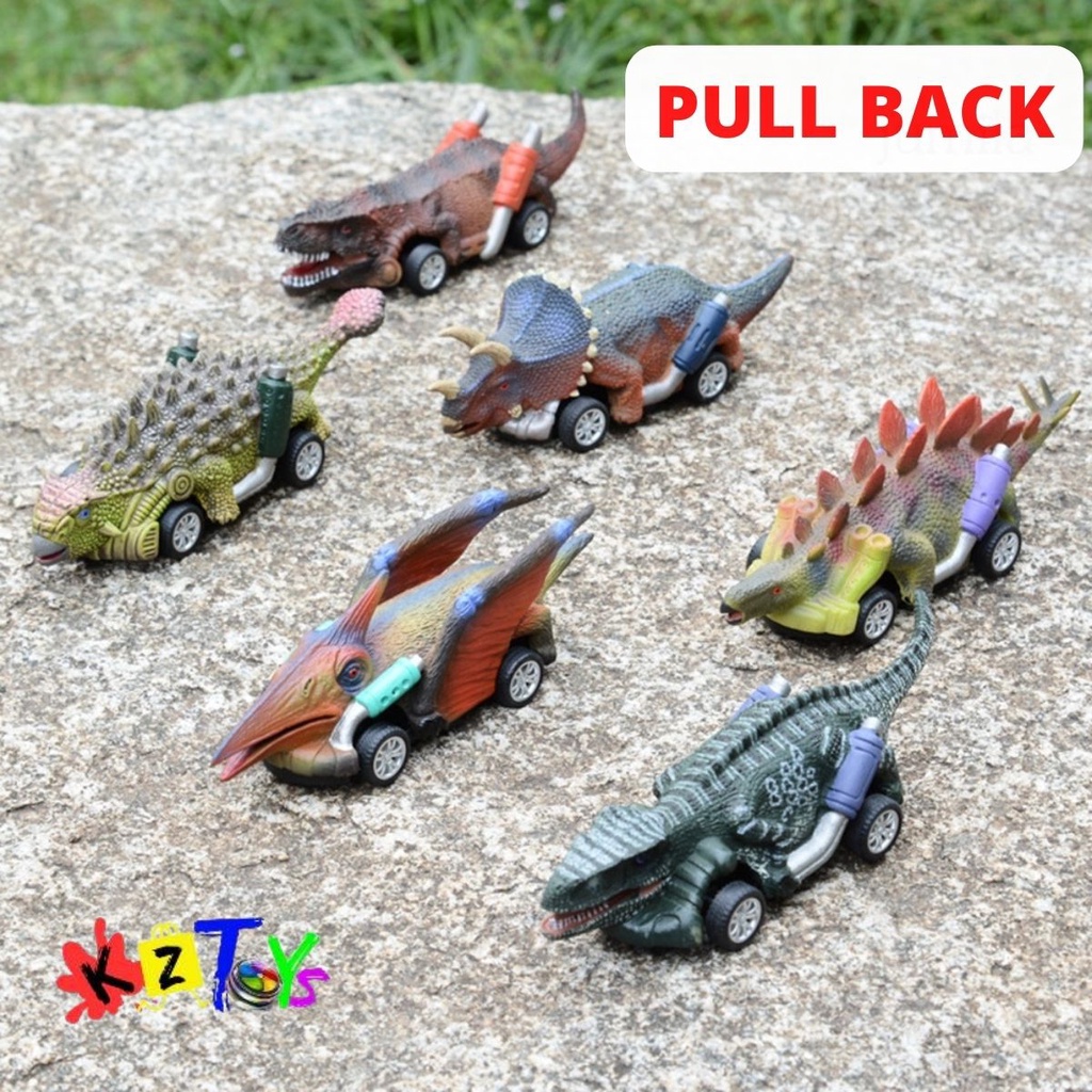 MAINAN  MOBIL DINO DINOSAURUS PULL BACK / DINOSAUR VELLEY NO.NY005-B