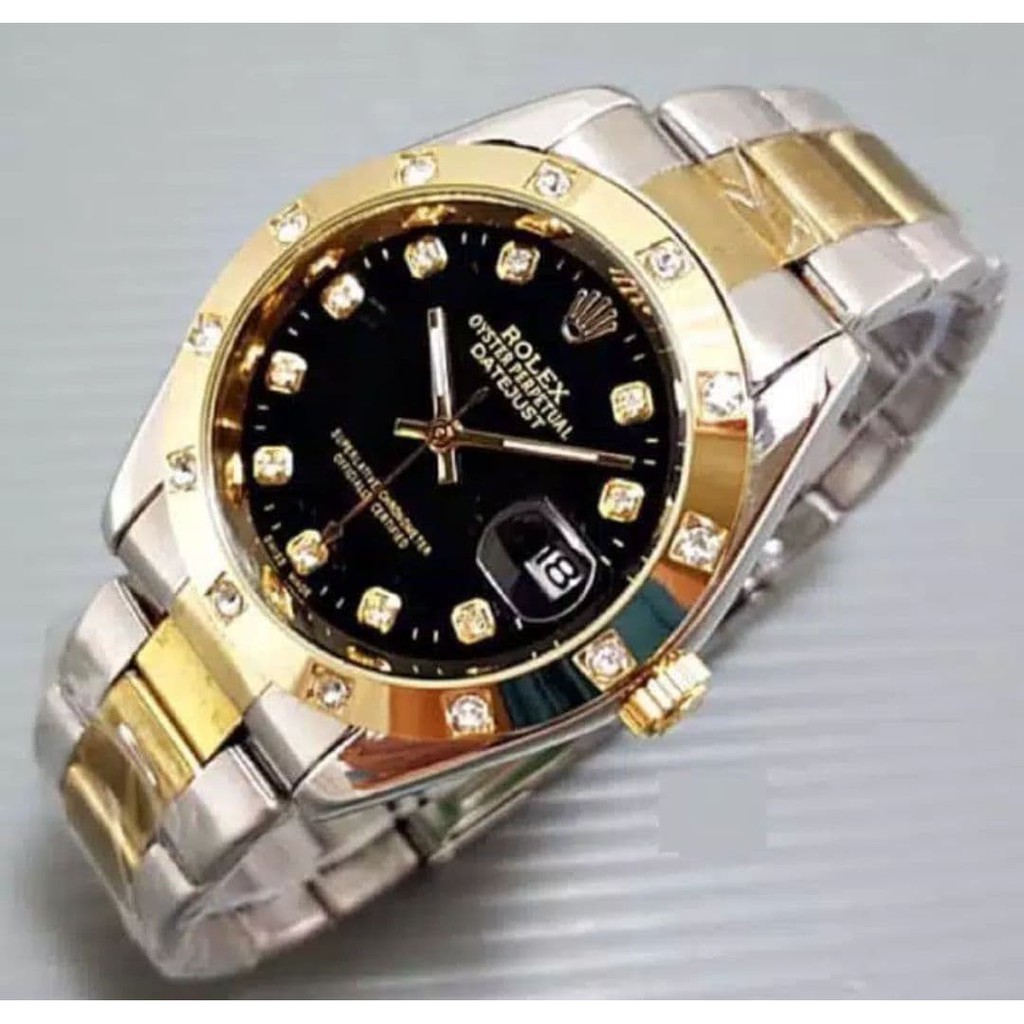 Jam Tangan Pria Rolex Automatic  Diamond Bahan Halus | Jam Tangan Murah