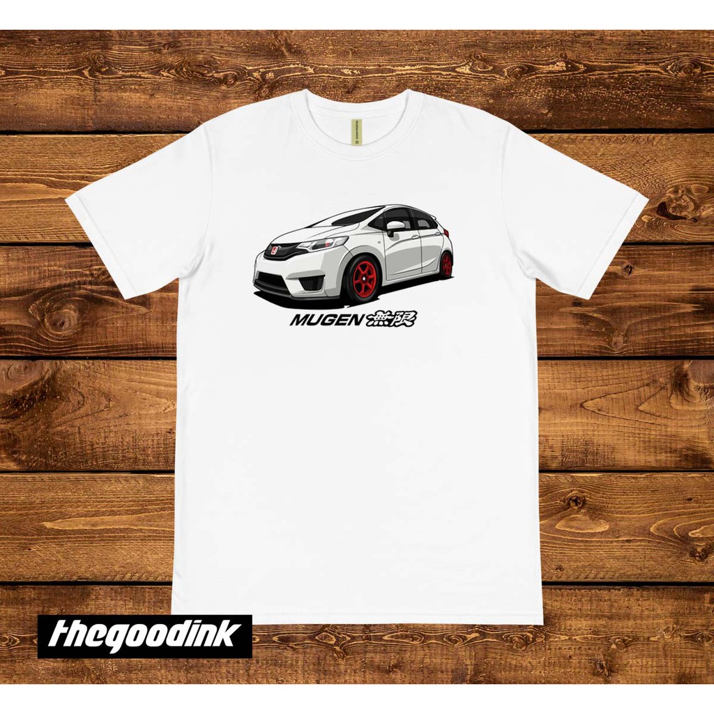 Kaos Honda Jazz Fit Mugen JDM - Original Gildan T-shirt DTG Print