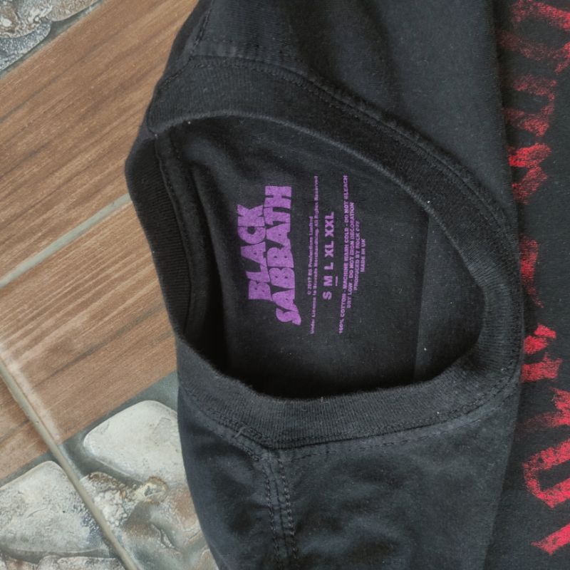 black sabbath tshirt second nota