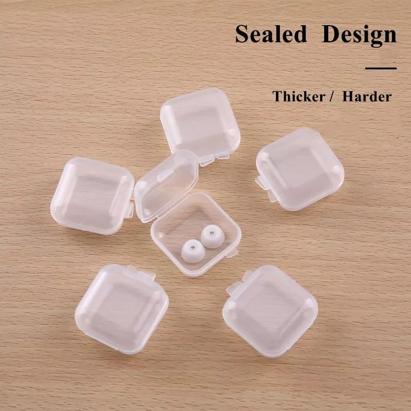 KOTAK MINI KECIL - TEMPAT PERHIASAN ANTING MEMORY CARD EARPLUG KOTAK PLASTIK SERBAGUNA MINI BOX