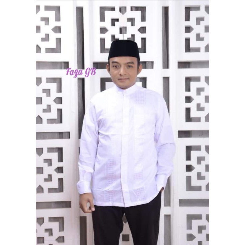 Koko Putih Alisan Bordir 3d