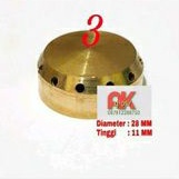 Burner Api Lilin Mangkok Tinggi no.2 sparepart kompor gas rinnai