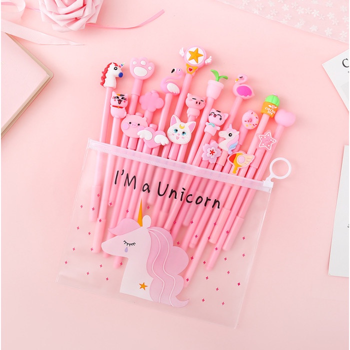 

Dijual Pulpen Gel 0.5Mm Hitam Pena Karakter Unicorn 1 Box 20Pcs+Tempat Pensil Terbatas