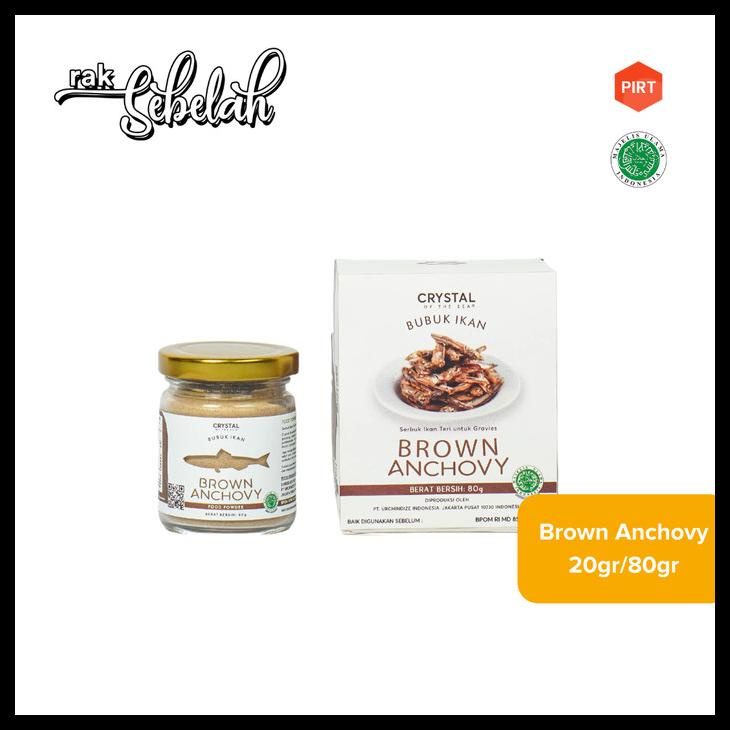 

[READY STOCK] CRYSTAL OF THE SEA BROWN ANCHOVY POWDER BUBUK IKAN TERI 20GR/80GR