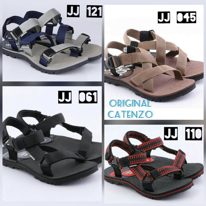 Ukuran 39 46 Sandal Pria Korea Fashion Ulzzang Sandalhitam Roma Musim  O9T9 Sandal Gunung / Outd