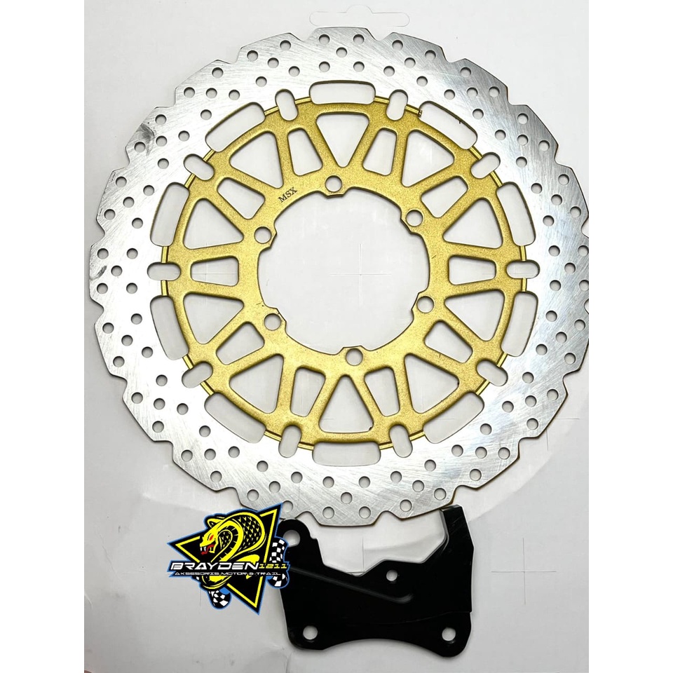 Piringan cakram CRF 150 - KLX 150 model delkevic lebar 320mm disc depan klx crf / piringan cakram supermoto crf klx /piringan variasi lebar klx crf