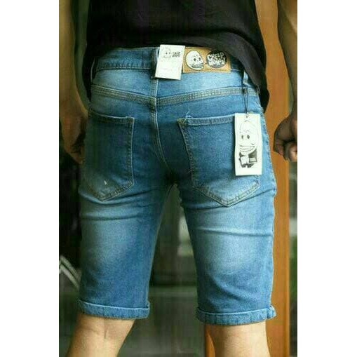 NEW ORIGINAL Celana Pendek Jeans Pria Cheap Monday Skinny / Celana Pendek Jeans 007
