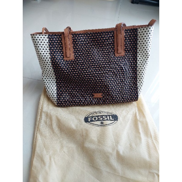 Tote bag fossil ori preloved
