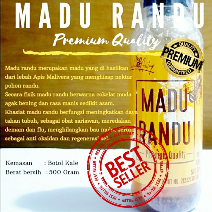 

Madu Murni Asli Randu Premium Madu Antup 500 Gram