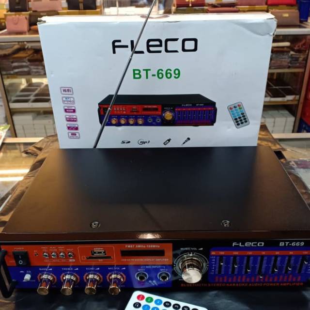 Amplifier Fleco BT-669 - Amplifier Fleco BT669 - Amplifier Murah