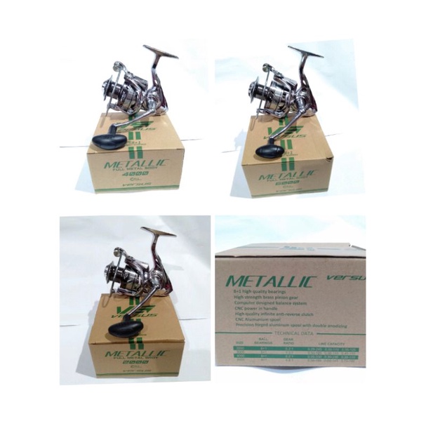 Reel Versus Metallic 2000 4000 6000 Power Handle
