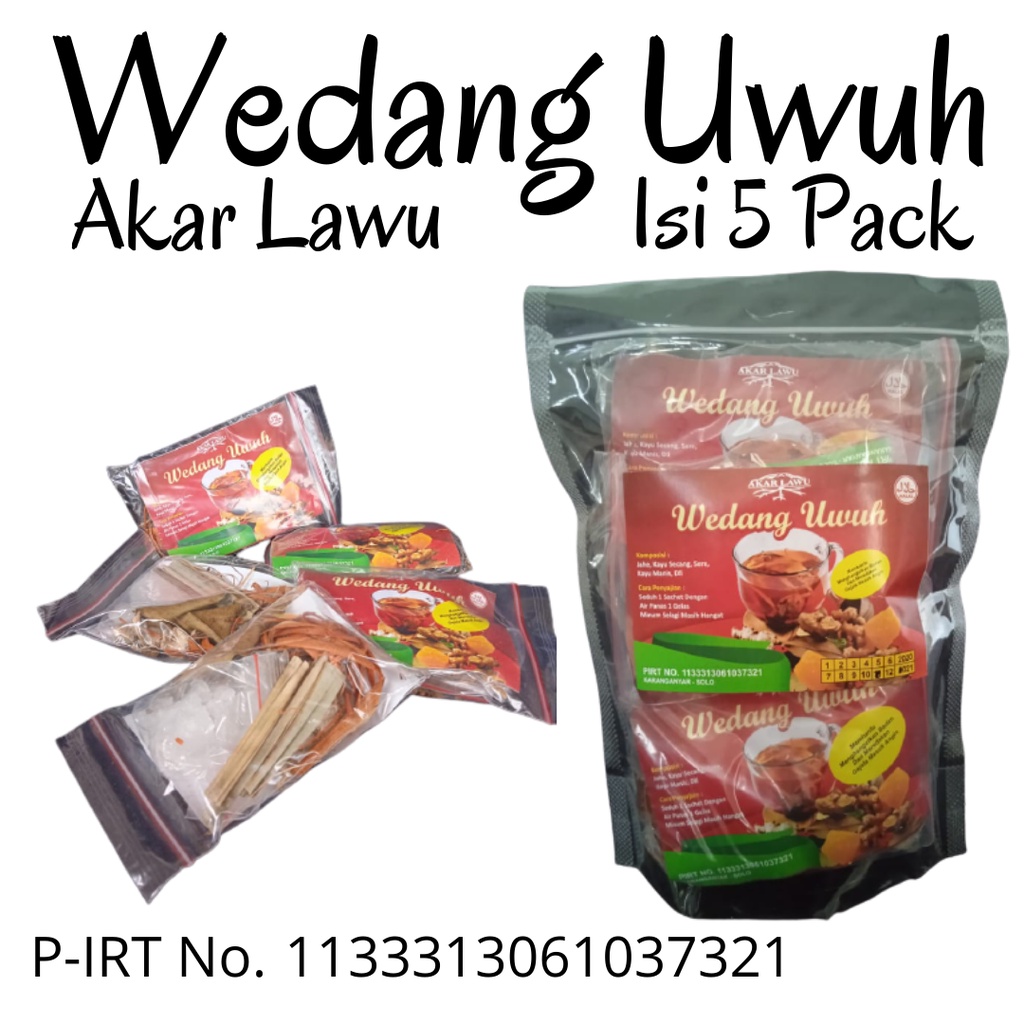 

Wedang Uwuh Akar Lawu isi 5 Pack