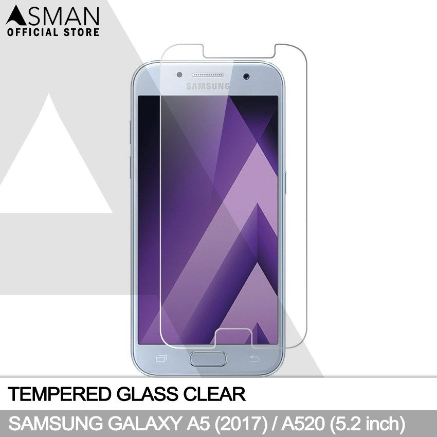 Tempered Glass Samsung Galaxy A5 (2017) / A520 (5.2&quot;) | Anti Gores Pelindung Layar Kaca - Bening