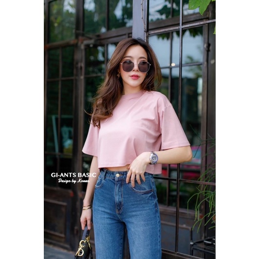 ATASAN GIANTS BASIC MODEL CROP OVERSIZE IMPORT BANGKOK (BJGB239)