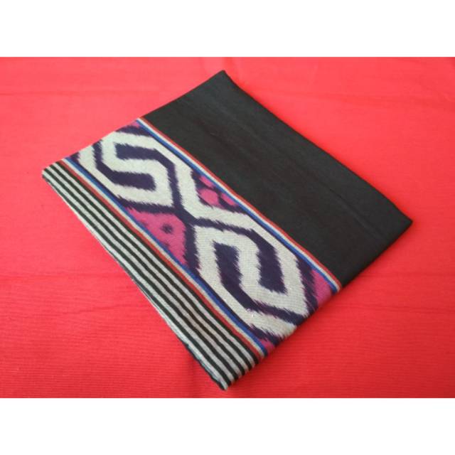 Kain tenun kamen troso kroto katun hitam abu putih kuning pink