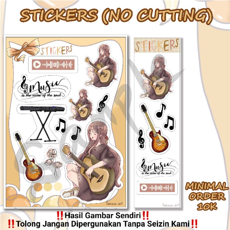 

Stiker Aesthetic / Anime Fanart Stickers (NO CUTTING)