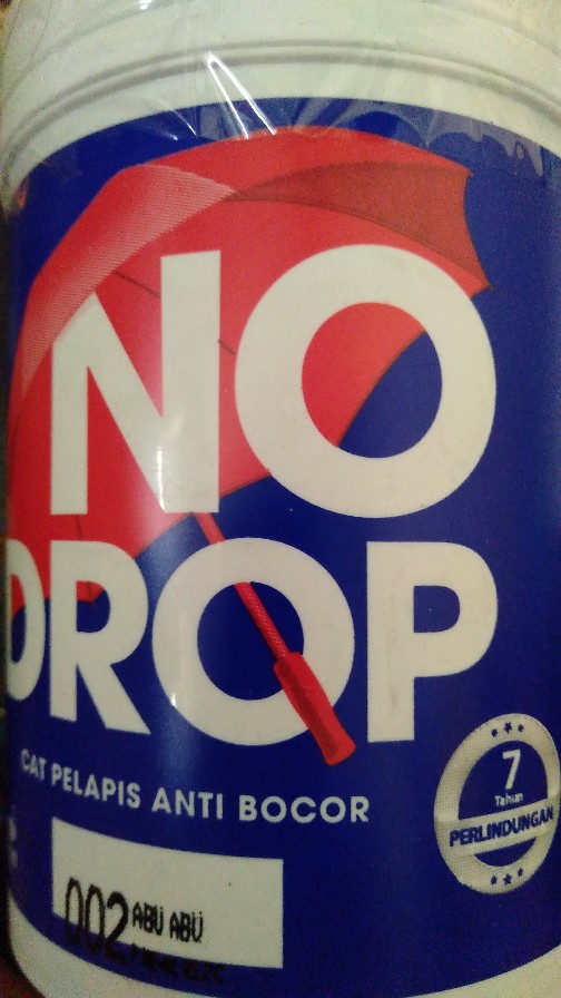 No Drop Waterproof. Anti Bocor. Anti Rembes