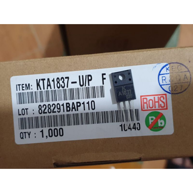 Transistor A1837 KTA1837 Original K