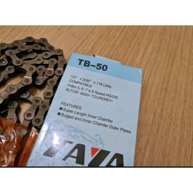 Chain rantai 6 7 8 speed Trex TAYA 116L rantai sepeda 6sp 7sp 8sp Trex Compatible Shimano tourney altus
