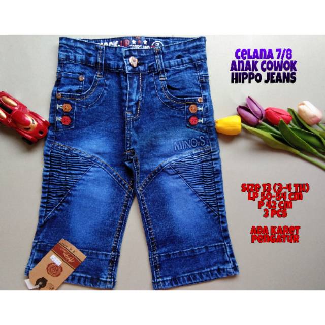 CELANA JEANS HIPOFANT MURAH / CELANA ANAK 7/8 MURAH