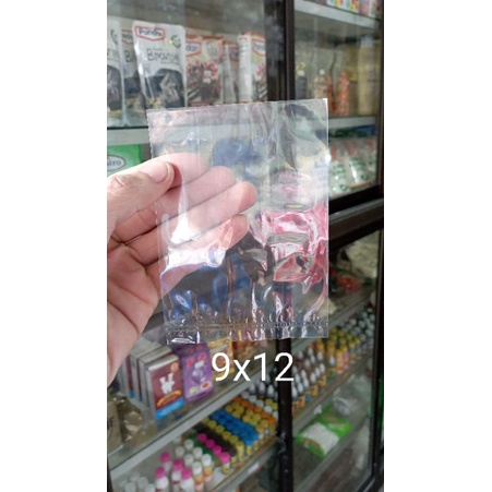 plastik pp/kaca ukuran 9x12 100g