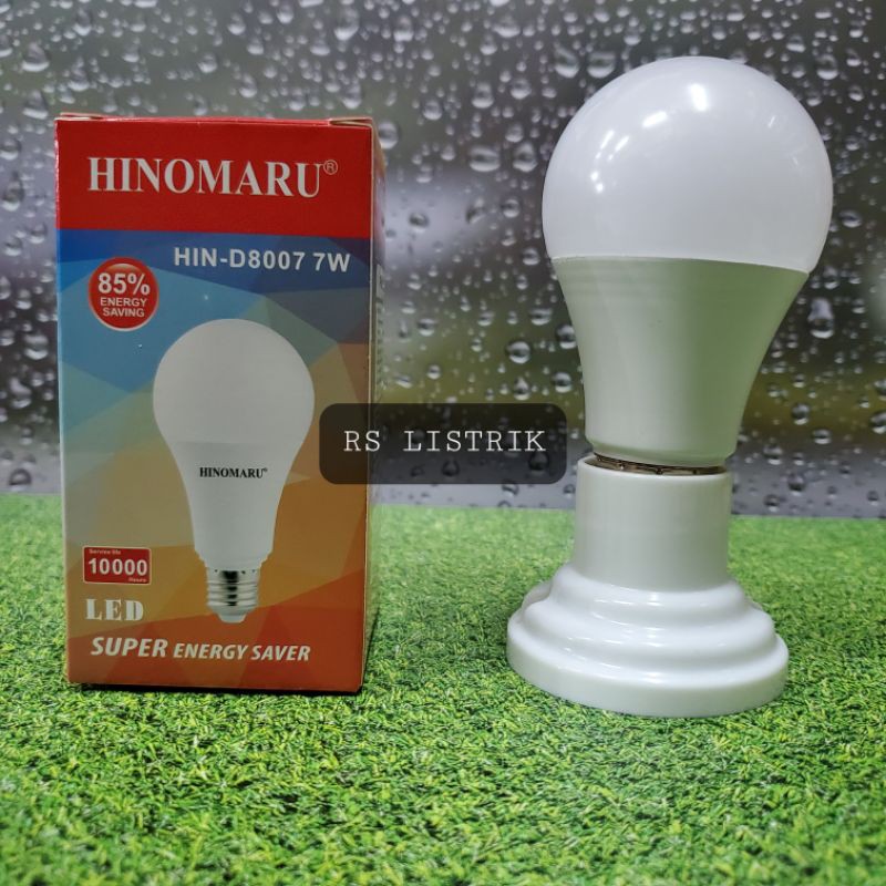 Lampu LED Hinomaru Bulb 7 Watt CAHAYA PUTIH COOL DAYLIGHT 6500K