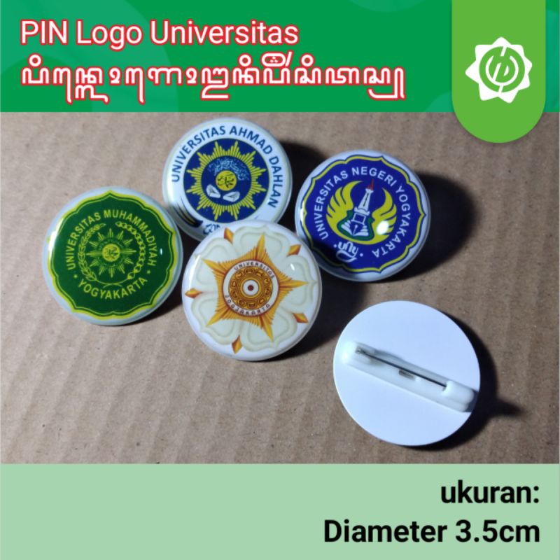 Pin Logo Universitas