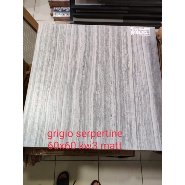 Granit Lantai Indogress Grigio Serpentine Matt 60x60 KW3