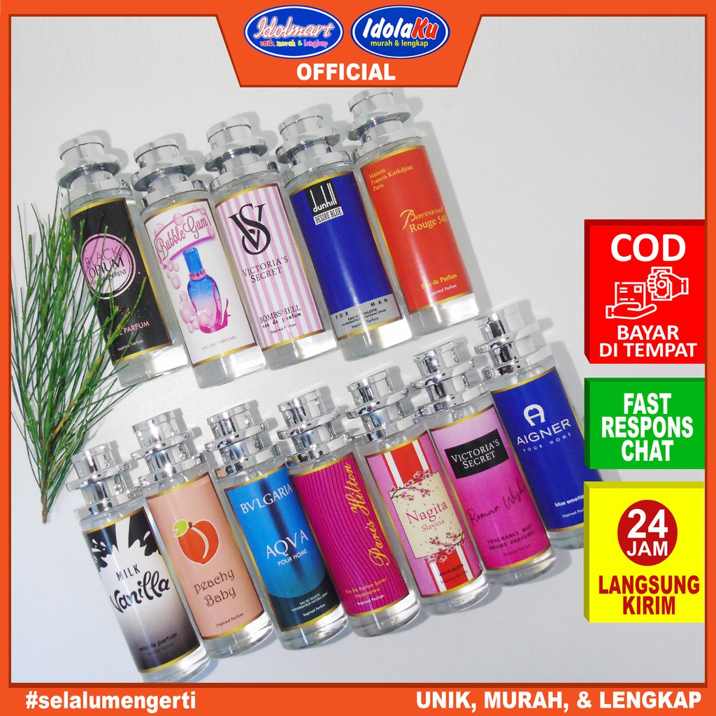 IDOLMART parfum thailand Botol Bulat kualitas terbaik parfum Premium Surabaya