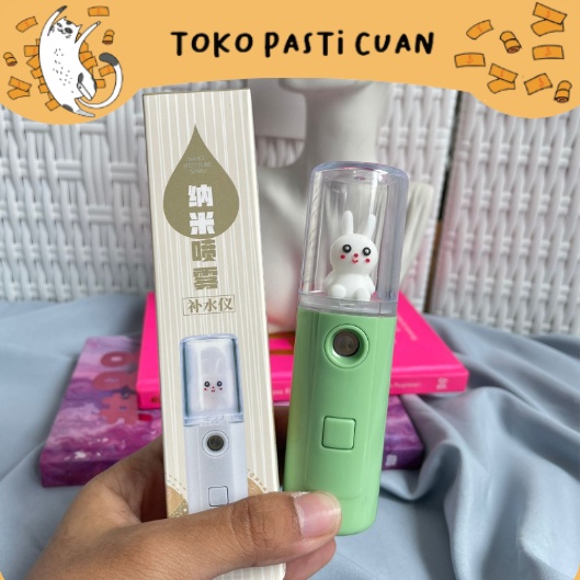 nano spray karakter kelinci alat kecantikan wajah muka keperluan wanita fogging wajah bisa COD lucu 