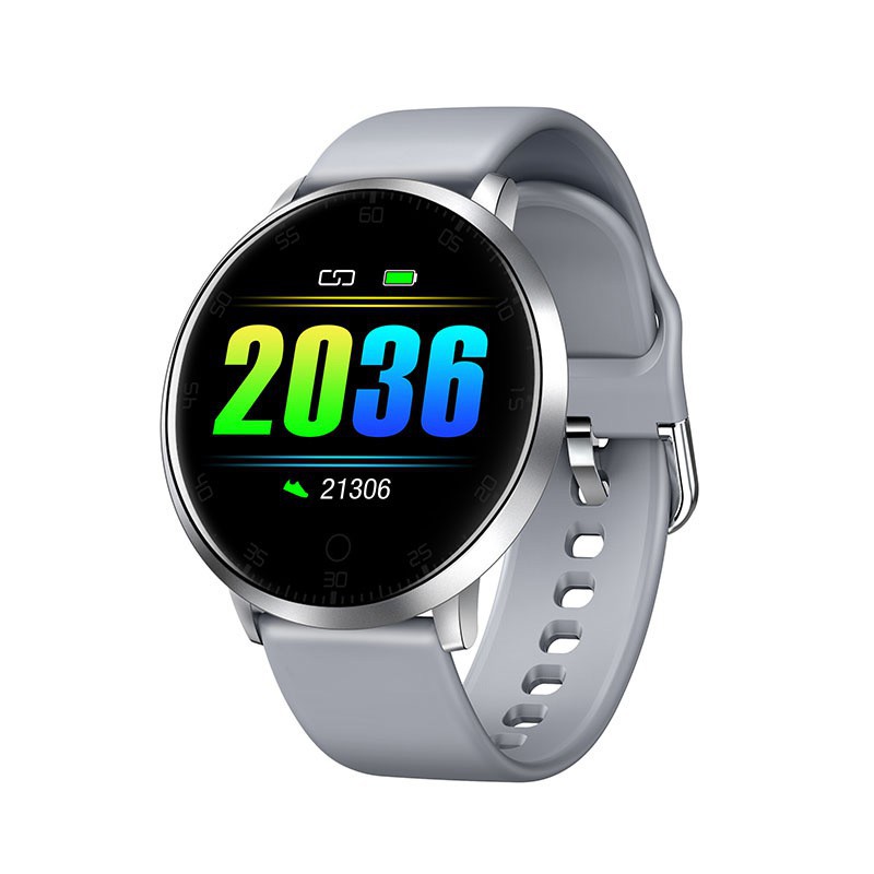 k12 Smartwatch Metal Anti Air IP68 dengan Monitor Detak Jantung untuk Olahraga / Fitness