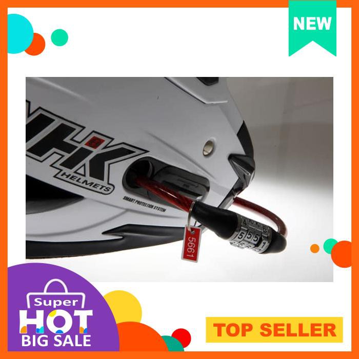 HELM NHK GODZILLA HALF FACE GODZILA DOUBLE VISOR RED MERAH