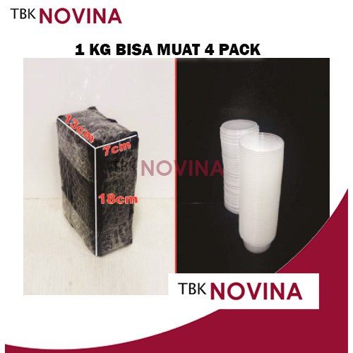 [50PCS] Thinwall Cup Saus 35ml Plastik Tempat Sauce Saos Saus Cup Container Sambal Sambel Slime