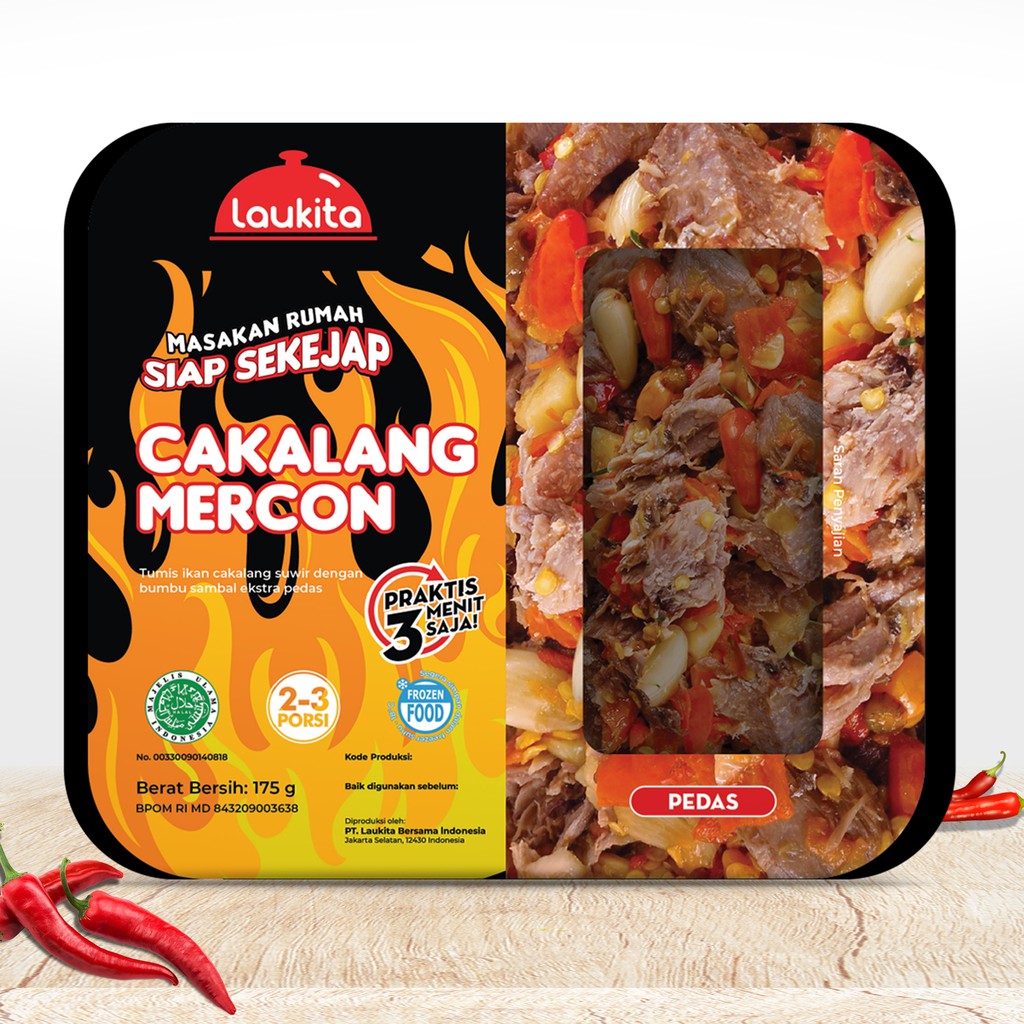 

Laukita Cakalang Mercon 175gr