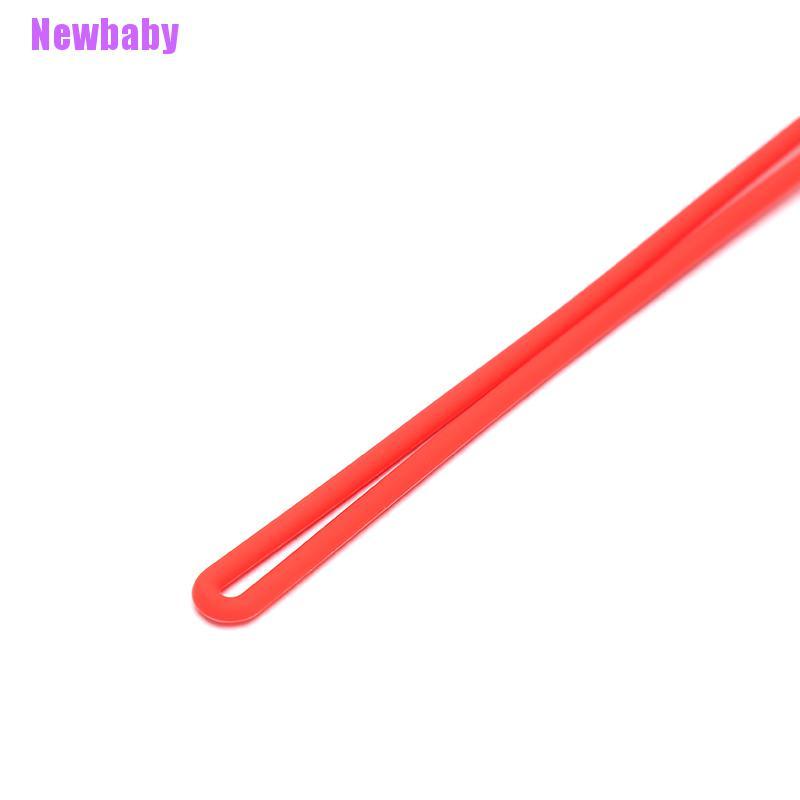 (Newbaby) Tali Lanyard Bahan Silikon Lembut Untuk Gantungan Kunci / Handphone DIY