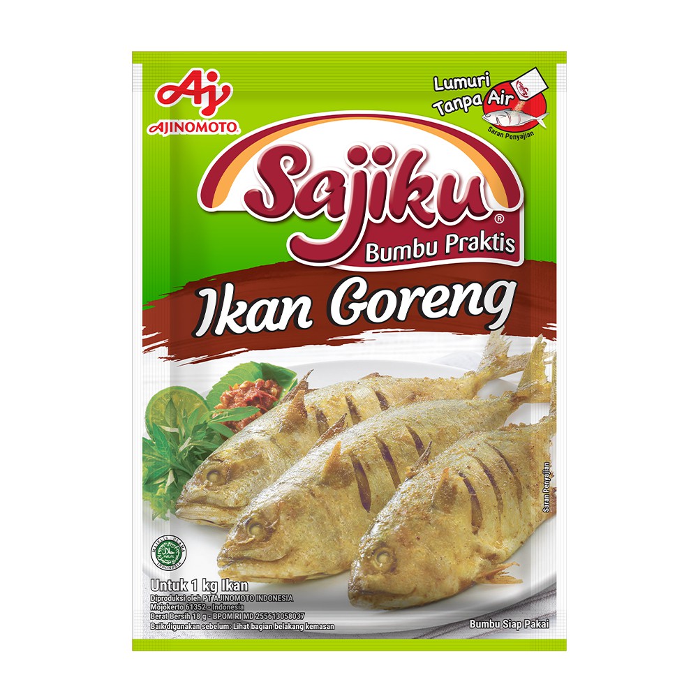 

Sajiku® Bumbu Praktis Ikan Goreng 18g