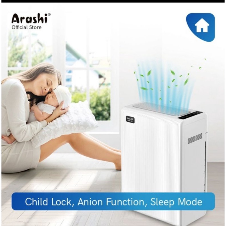 Air Purifier ARASHI AAP 401 With Hepa Filter + UVC