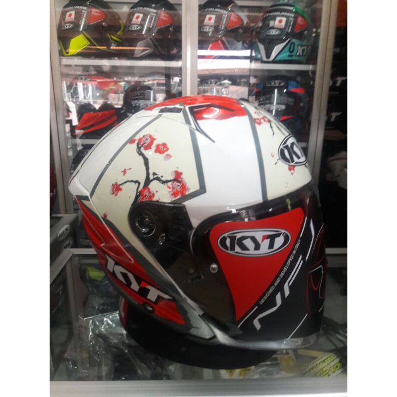 Helm Hall Face KYT NFJ XAVI SAURA REPLICA