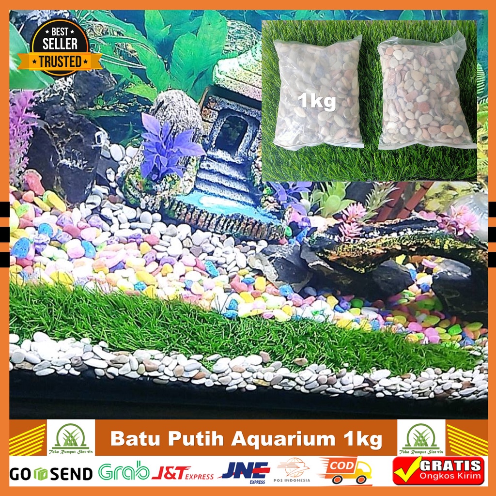 Jual Batu Putih Aquarium Kg Batu Pancawarna Aquascape Kg Batu Putih