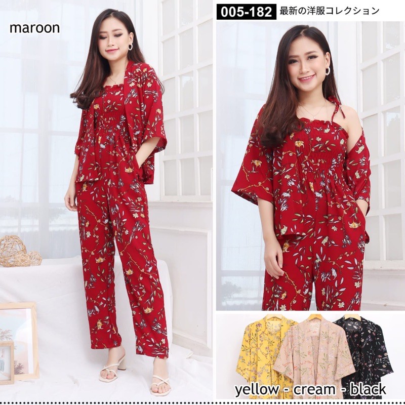 Set 2in1 Jumpsuit + Outer Alisa 105