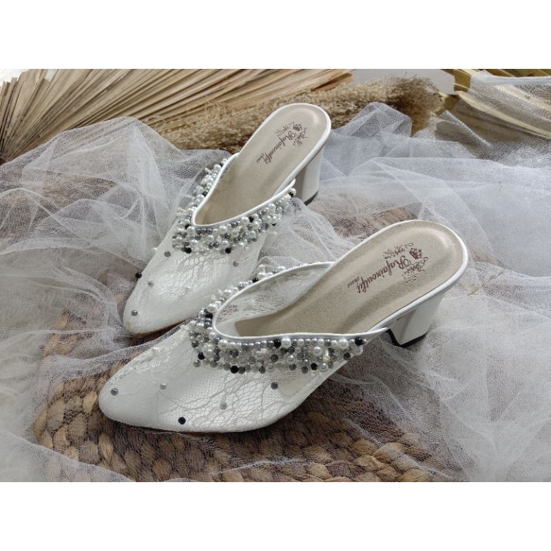 sepatu wedding putih wanita cantik sepatu sepatu yisela