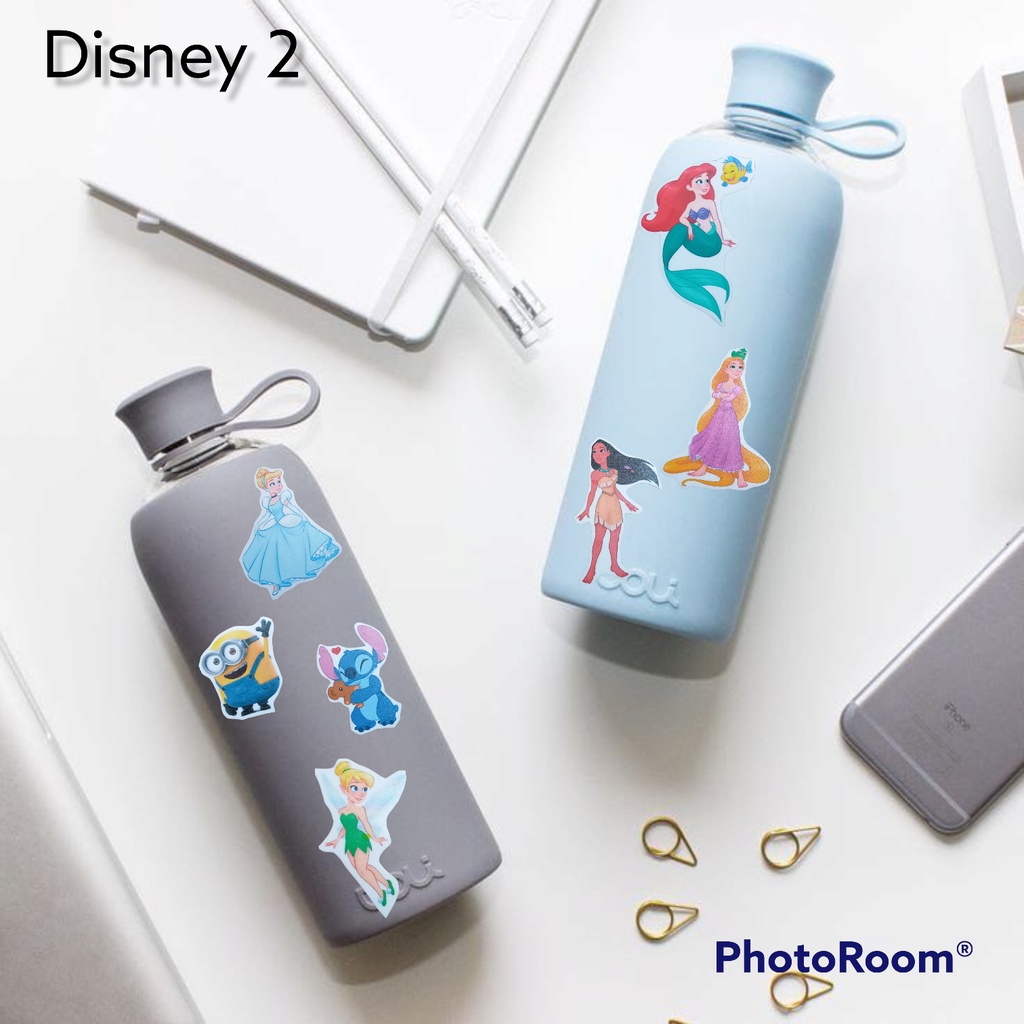 Sticker Tumblr Pack Aesthetic Kartun Nickelodeon Disney Princess Donald Doraemon Gravity Falls Hello Kitty Marvel Mickey Mouse Ship Stitch Spongebob Stiker Lucu Waterproof Sticker Laptop Notebook Botol Tumbler Case Hp DIY Helm