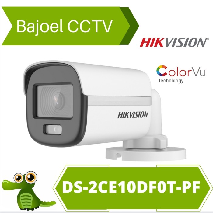 jual KAMERA OUTDOOR COLORVU 2MP HIKVISION DS-2CE10DF0T-PF DS 2CE10DF0T PF