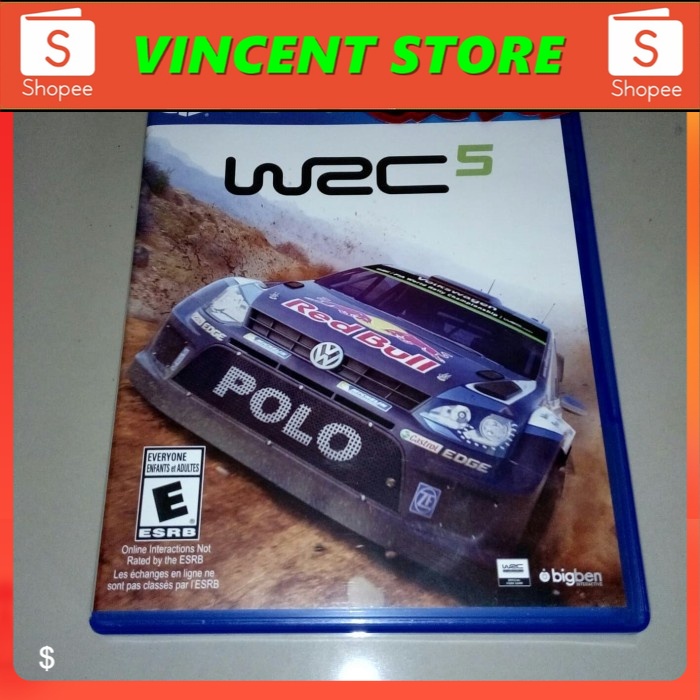 bd PS4 kaset game WRC 5 / WRC5