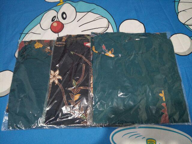 Atasan Tunik Batik Pakaian Wanita Bg0996